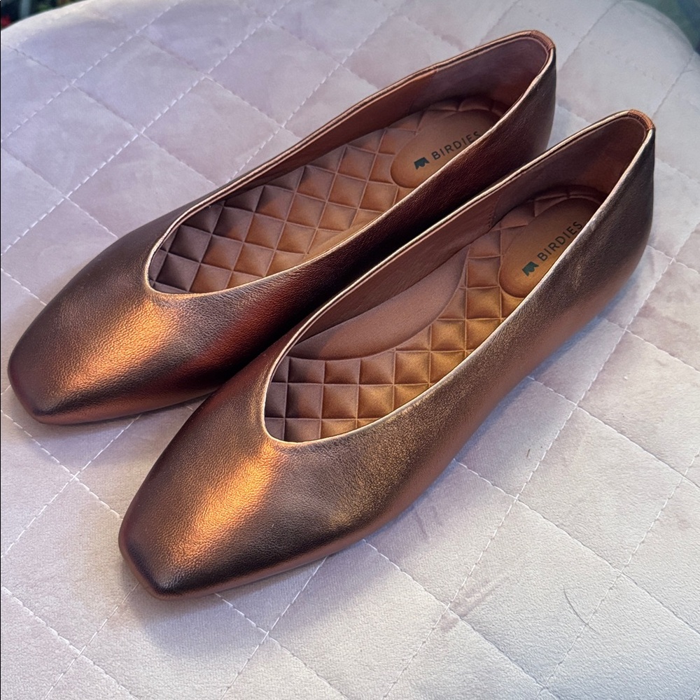 *NEW* BIRDIES CRANE FLATS RARE COPPER METALLIC 8.5 - Picture 3 of 10